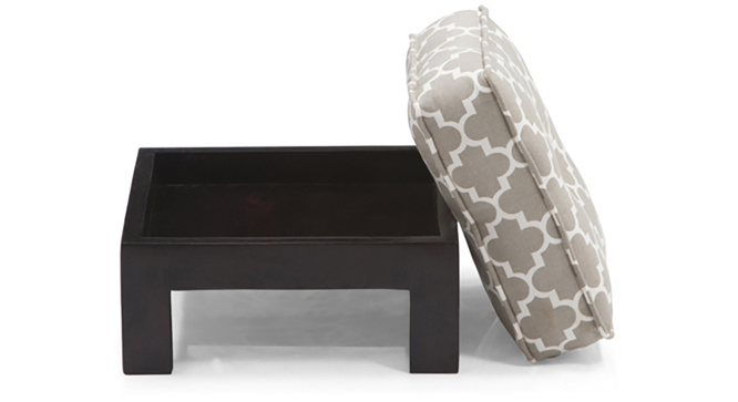 Tribal Coffee Table Set (Ebony & Morocco Lattice Beige)